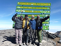 Kilimandscharo-Gipfel 2013